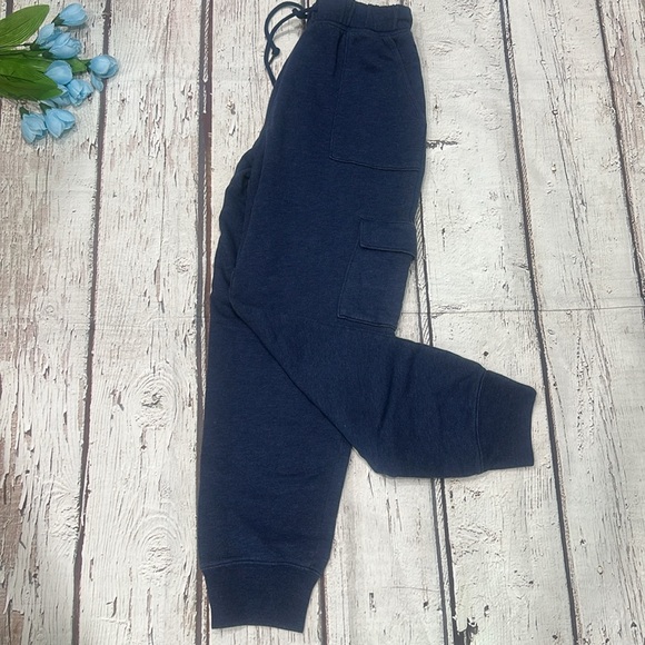 Victoria's Secret Pink Sweatpants Jogger Lounge Logo Cargo Pockets Size Small - Picture 7 of 11